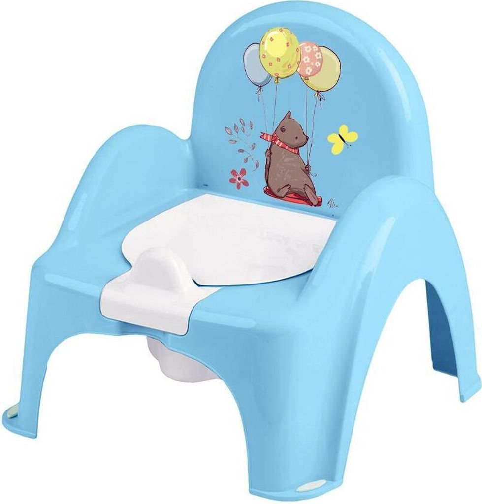 TEGA BABY Nocnik z melodią Forest bajkowy błękit Zdjęcie produktu 