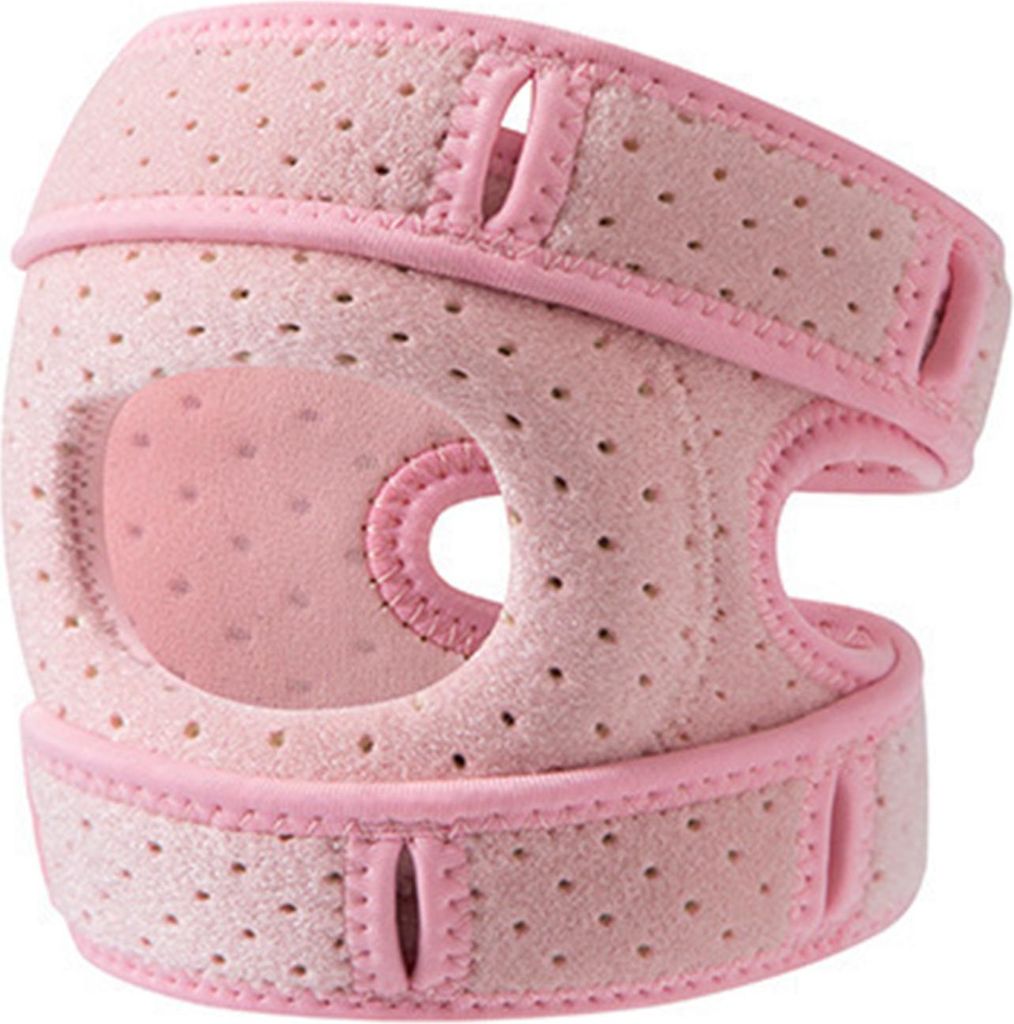 Knieorthese zur Schmerzlinderung, doppelter Patellasehnen-Stützgurt bei Meniskusriss, Arthritis, MCL, ACL, Schlatter, verstellbarer Nylon-Kniegurt...