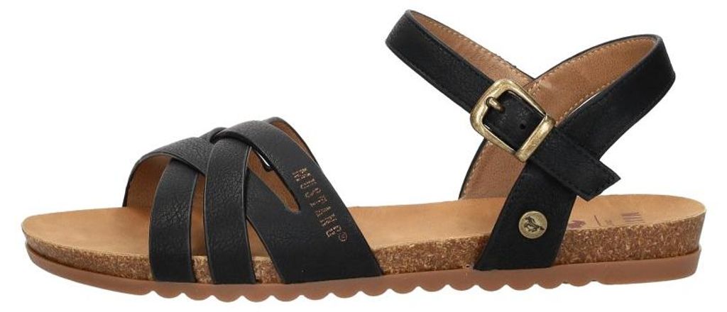 Mustang Sandalen Plat  Sandalen Plat - Zwart - Maat 39 Produktbild 