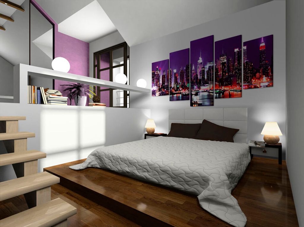 Akustikbild New York 200x100 cm Bilder Akustikschaum Hochleistungsschallabsorber Schallschutz Leinwand 5 tlg Wandbild Raumakustik Schalldämmung 03...