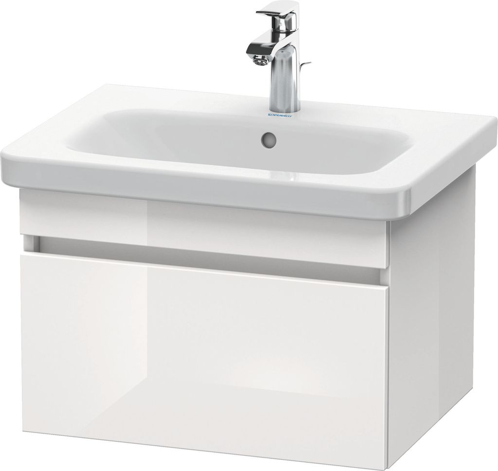 Duravit Waschtischunterbau DURASTYLE 448 x 580 x 398 mm nussbaum natur/weiß matt