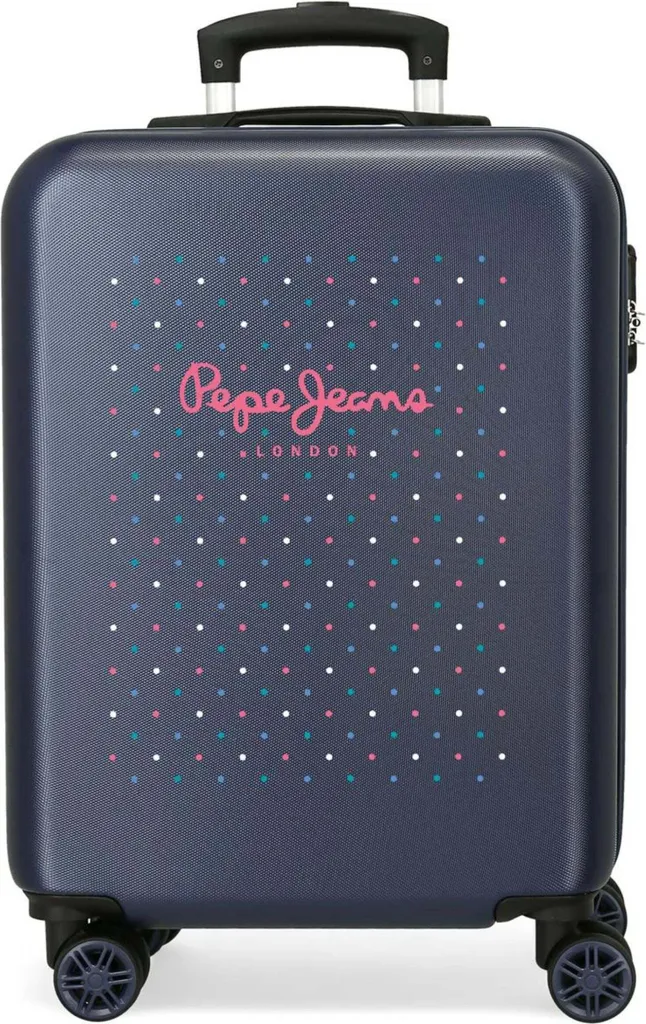 Acquista Trolley Pepe Jeans 6061721 Blu Uomo in Pelle Finta - Spedizione Rapida