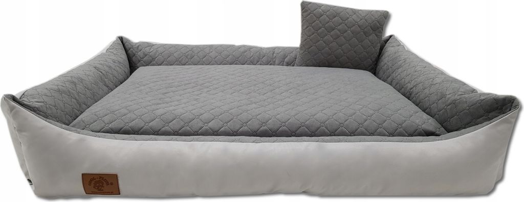 Hundebett für große Hunde - Hundesofa mit Wendekissen Produktbild 