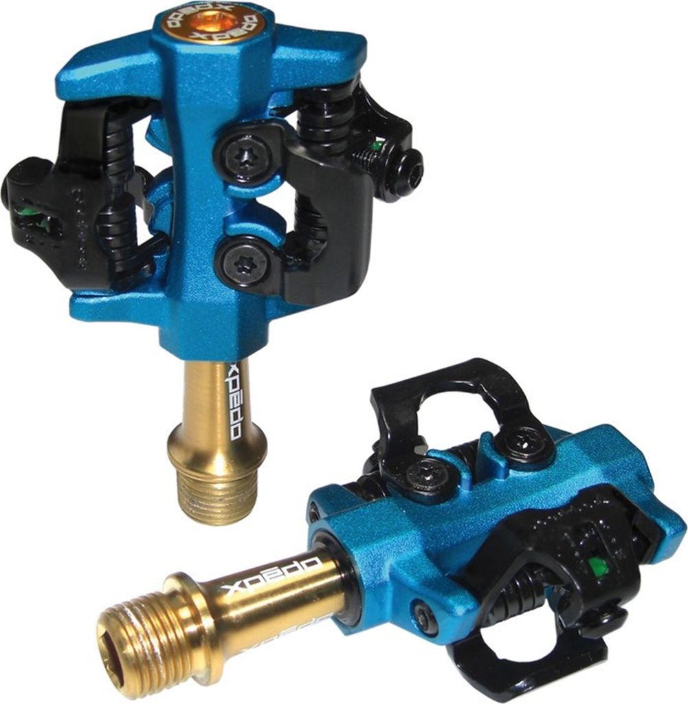 XPEDO XMF-10AT black/blue Pedal Clipless CXR Ti blau/gold 9/16' XMF-10AT, blau/gold (1 Paar)