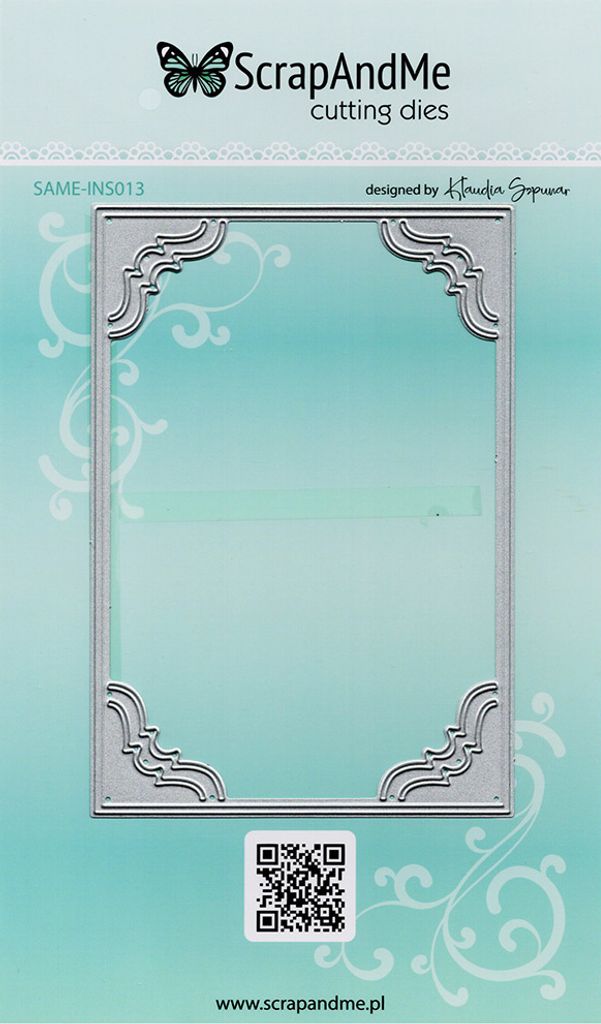 SCRAPANDME - Stanzform Präge Stanzschablone Cutting Die - Fotorahmen 10x15cm INS013
