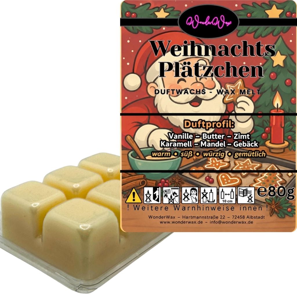 WonderWax Duftwachs Weihnachten Wax Melts für Duftlampe, 6 Produktbild 