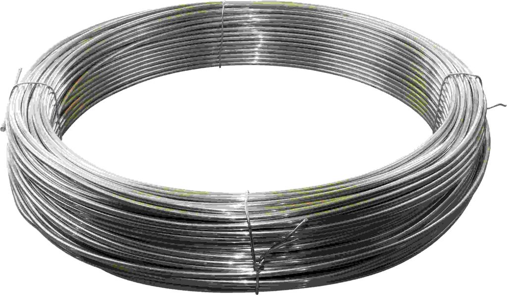 Obermoser Runddraht, Ø10mm, Alu, weich, Ringe, Bund mit 20kg, 1 Stk.