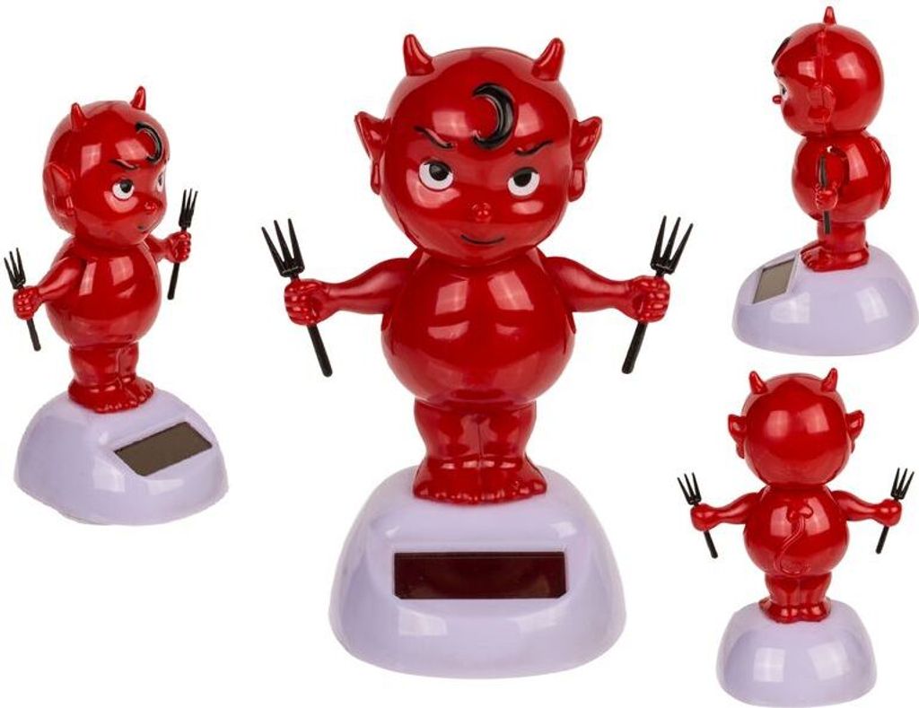 Solar Teufelchen Bewegliche Figur, Baby Teufel mit Produktbild 