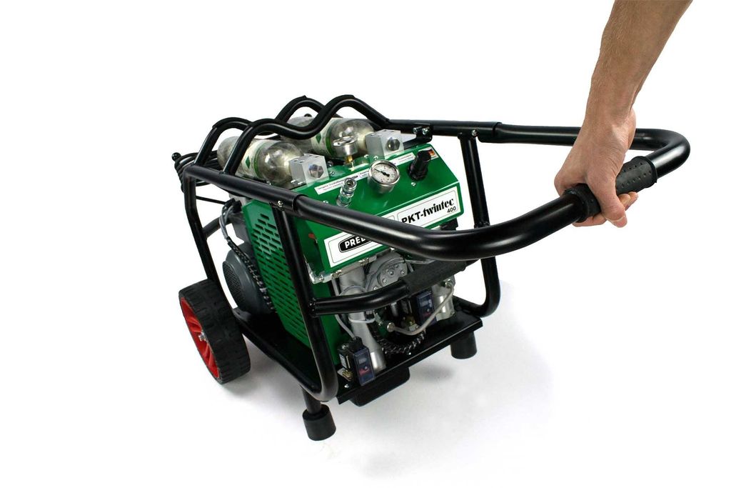 Prebena PKT 400 Twintec Füllkompressor für Mobilo Druckluftkartuschen
