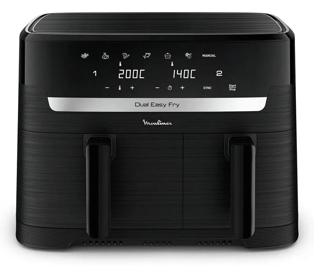 Friteuse à air chaud Moulinex Easy Fry Dual 8,3 L pour toute la famille