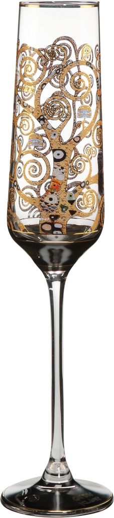 Goebel Gustav Klimt - Der Lebensbaum (Sektglas, Glas) Image du produit 