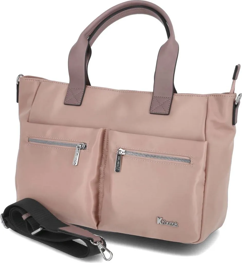 Kaerlek Nylon Pink Bag: Borsa Donna Impermeabile e Resistente
