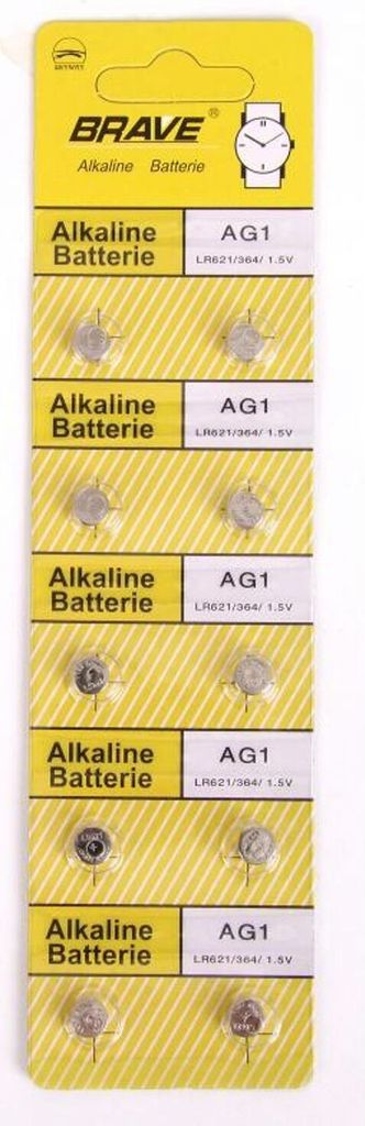 24x 10er Set Alkaline Knopfzellen LR621/364, 1,5V AG1 Armbanduhren 240 Stück