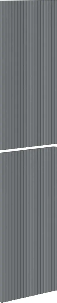 Mexen Rivel Frontali Rigati 35x80 cm Grafite Opaco | Design Bagno 3D