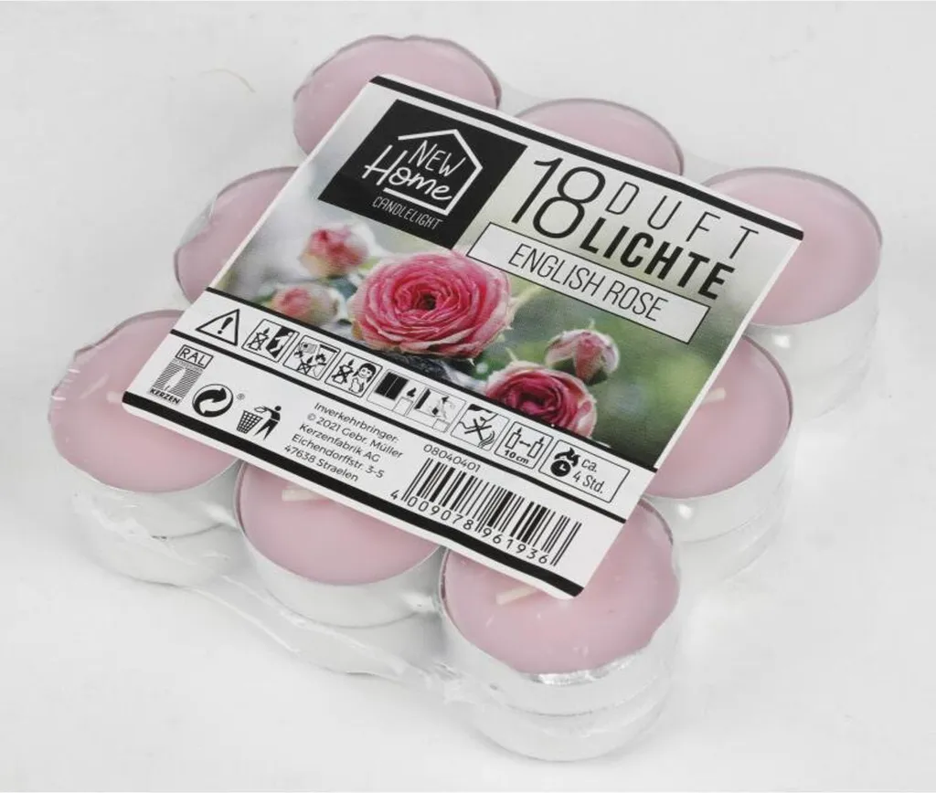 Bougies chauffe-plat parfumées pour décoration intérieure et table 10u