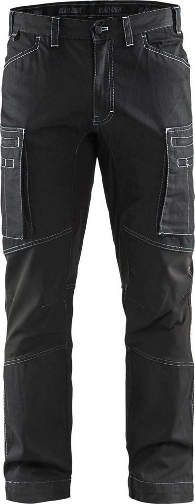 Blakläder Service Bundhose 1459 1142 mit Stretch in zwei Farben, Farbe:schwarz, Größe:D88 (D22)
