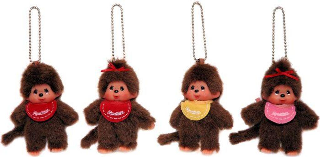 Sekiguchi Monchhichi Schlüsselanhänger, 1 Stück  sortiert, Obrázok produktu 