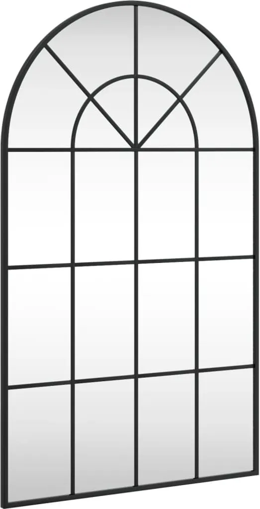Specchio 60x100 Ferro Nero Curvo - Prezzo Outlet Specchiera Muro
