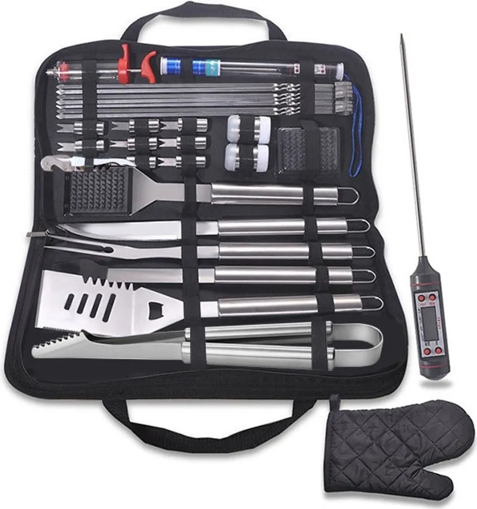 Vaisselle barbecue portable 30 en 1 incassable pour sorties en famille