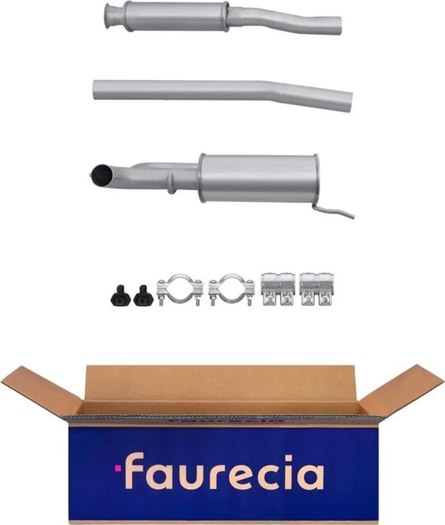 Remplacer le silencieux central RENAULT 19 II Chamade - FAURECIA Easy2Fit