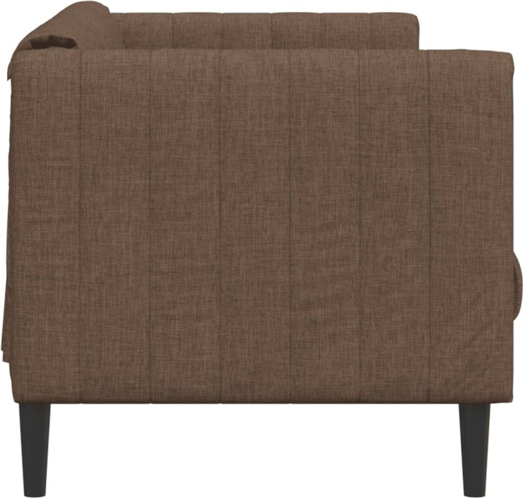 Design Sofa 2-Sitzer Braun Stoff, Schlafsofas 2024 Neu Produktbild 5
