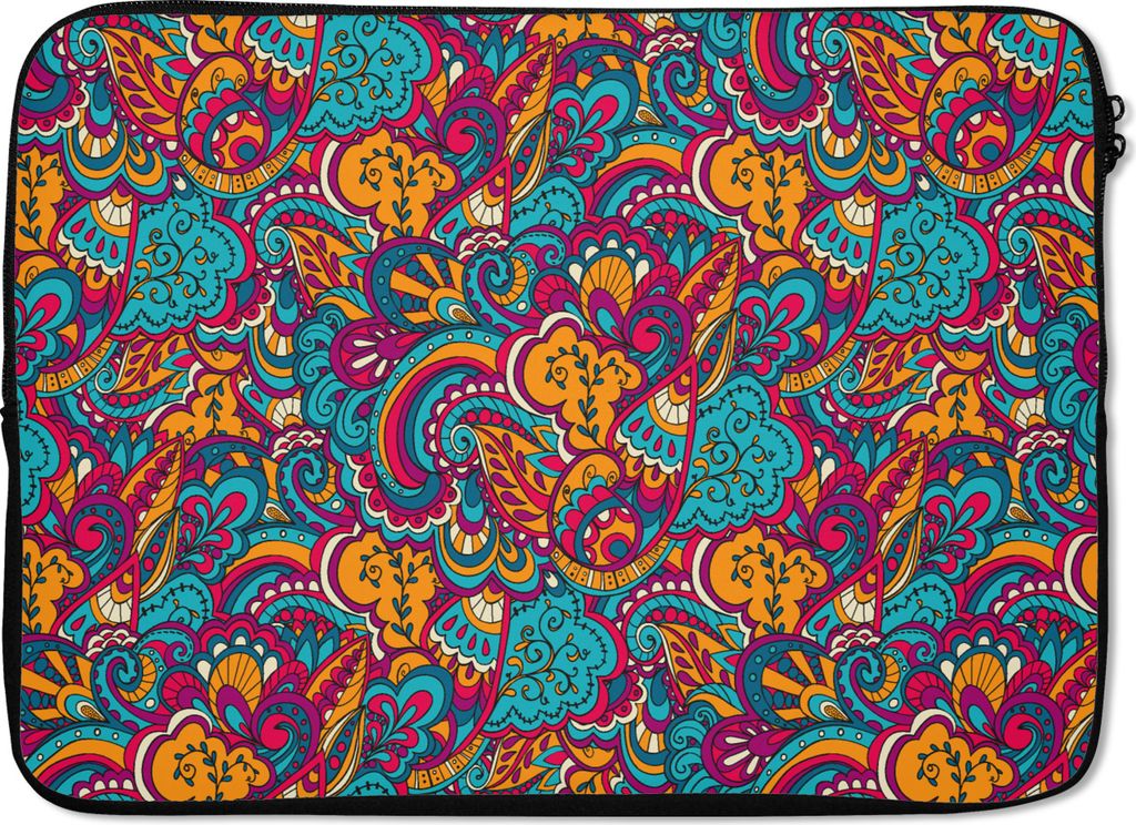 MuchoWow® Laptop Hülle 13 Zoll Hippie - Flora - Abstrakt - Produktbild 