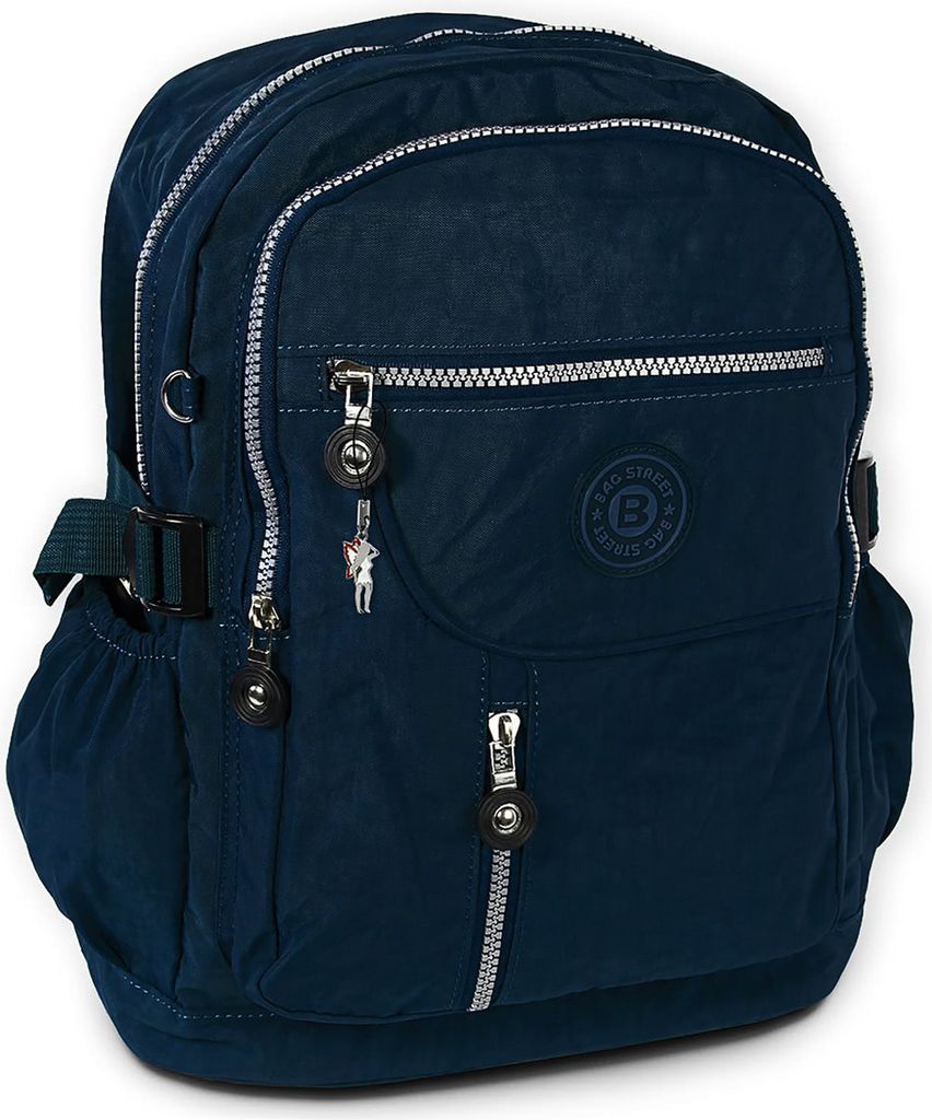Bag Street Nylon Rucksack Sporttasche navy 30x18x38 OTJ604B