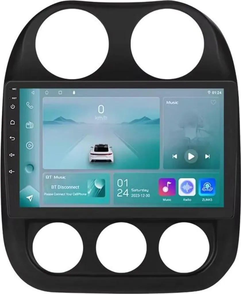 Navigation GPS et Multimédia pour Jeep Patriot 2011-2017 CarPlay