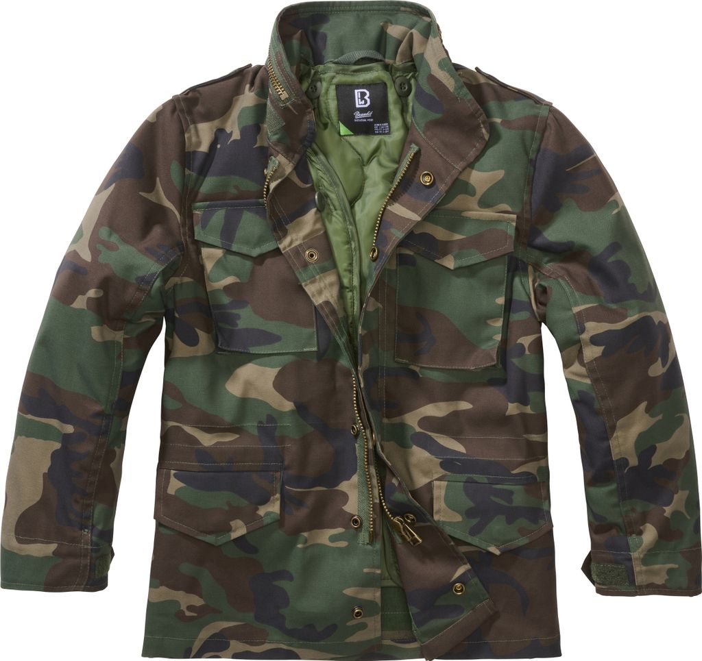 Brandit M65 Standard Jacke Grün 170-176 cm Junge Grün Produktbild 