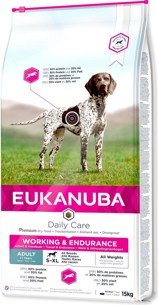 Eukanuba Dog Dry Premium Working & Endurance Chicken Bag Zdjęcie produktu 