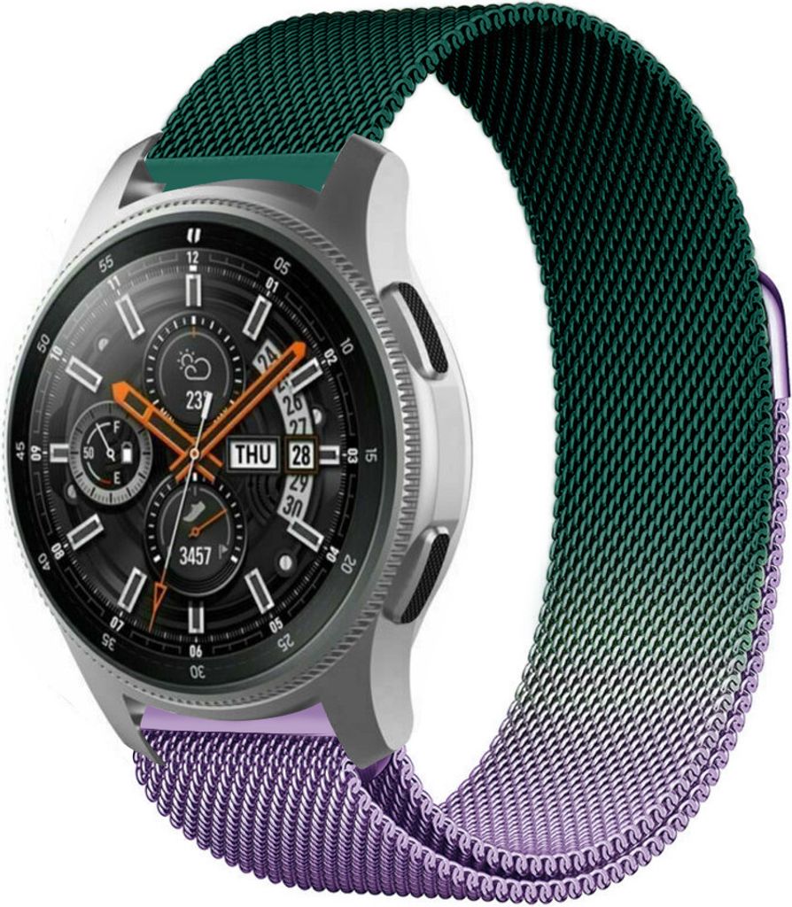 Strap-it Milanese Armband - Kompatibel mit Samsung Galaxy Watch Armband 46mm Edelstahl Armband mit Magnetverschluss - Ersatzarmband - Hochwertiges ...
