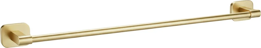 Porte-serviettes Mural REA Nico en Or Brossé 64 cm Style Contemporain