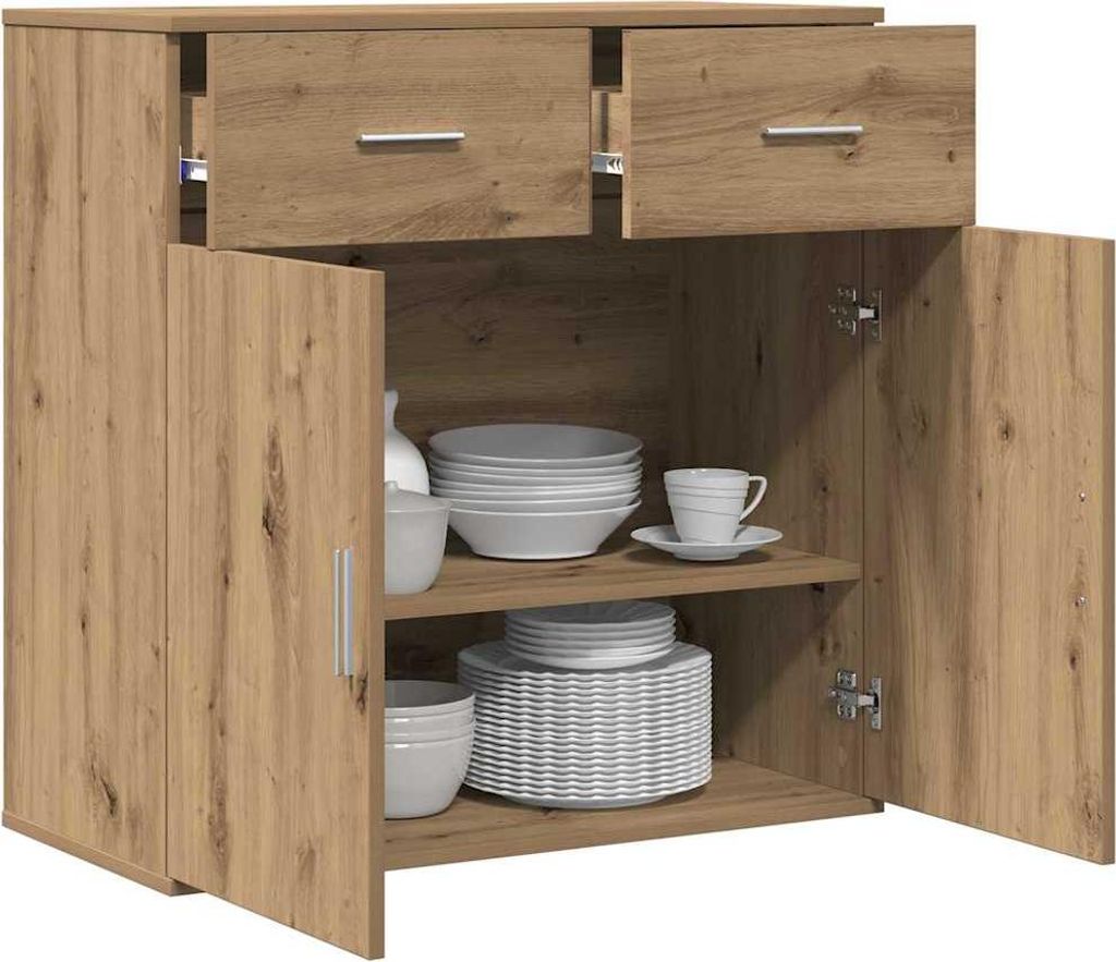 vidaXL Komoda, odstín Artisan Oak, 78 x 38 x 80 cm, Obrázek produktu 