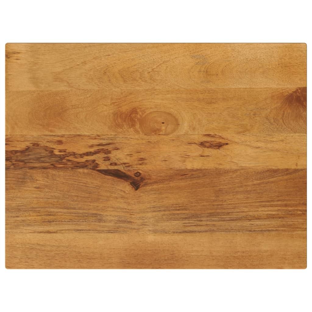 Möbel Tischplatte 80x60x2,5 cm Rechteckig Massivholz Mango - Schreibtischplatte 371598
