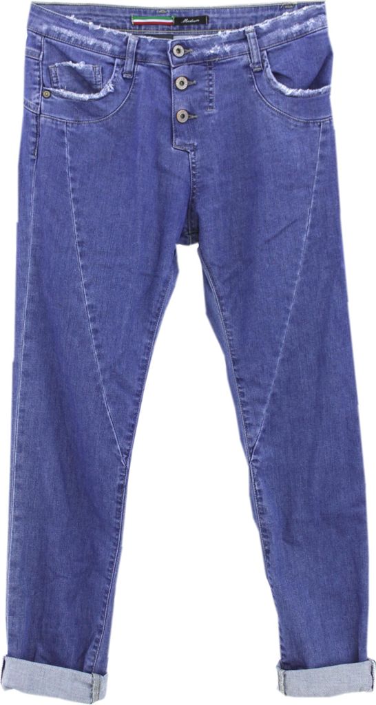 33404 Please, P 78A_BQ2N3Q-P78A, Damen Jeans Hose, Strechtdenim, 1670-blu denim, S