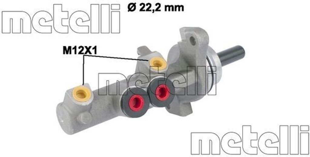 METELLI 05-0833 Bremszylinder Hauptbremszylinder für VW Produktbild 