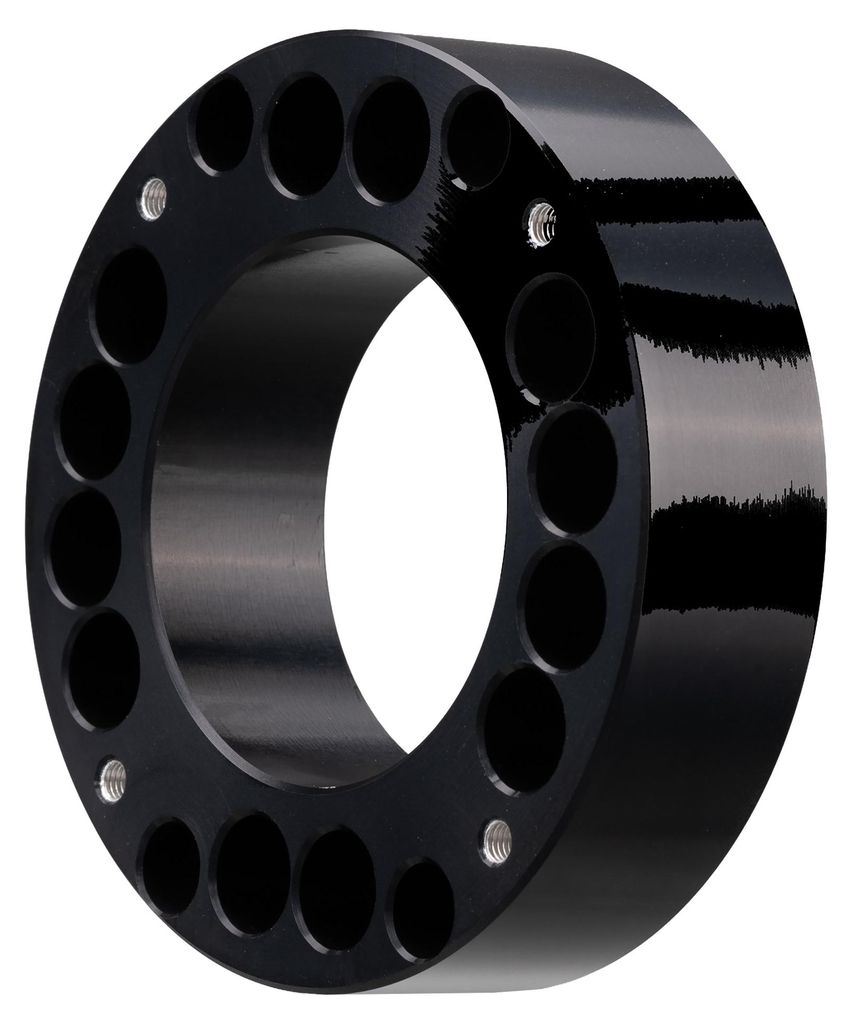 Bresser DEC-Adapter 25 mm für Nebula 5 Montierung, eloxiertes Aluminium, Distanzscheibe