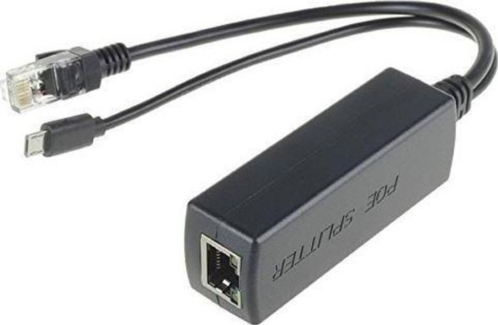 Microconnect MC-POESPLITTER Netzwerksplitter Schwarz Power Obrázok produktu 