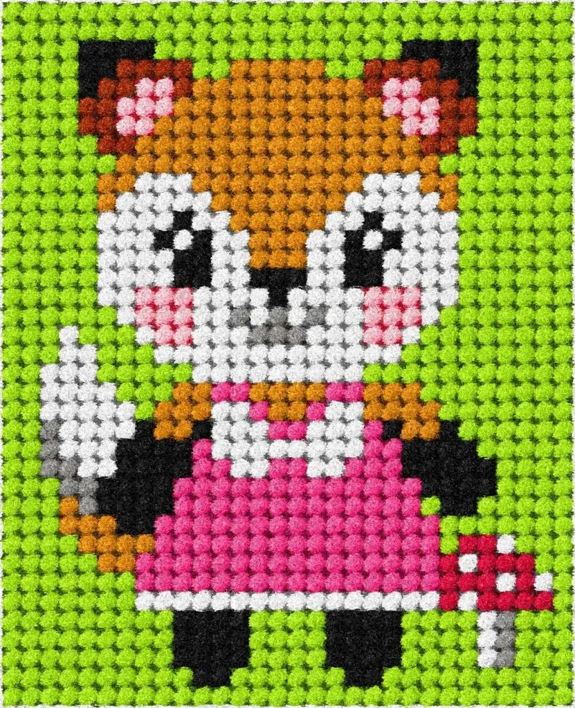 Idea Regalo: Kit Ricamo Mrs Fox | Divertimento Creativo per Tutti