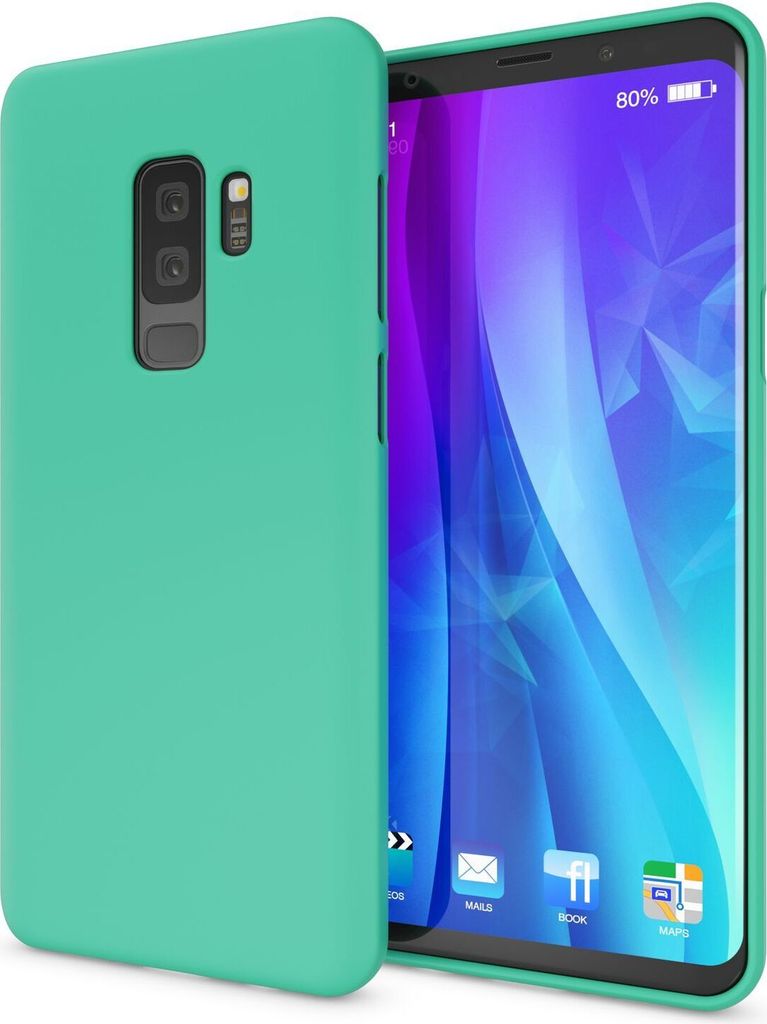 Samsung Galaxy S9 Plus Handy Hülle von NALIA, Ultra-Slim TPU Silikon Neon Case Grün
