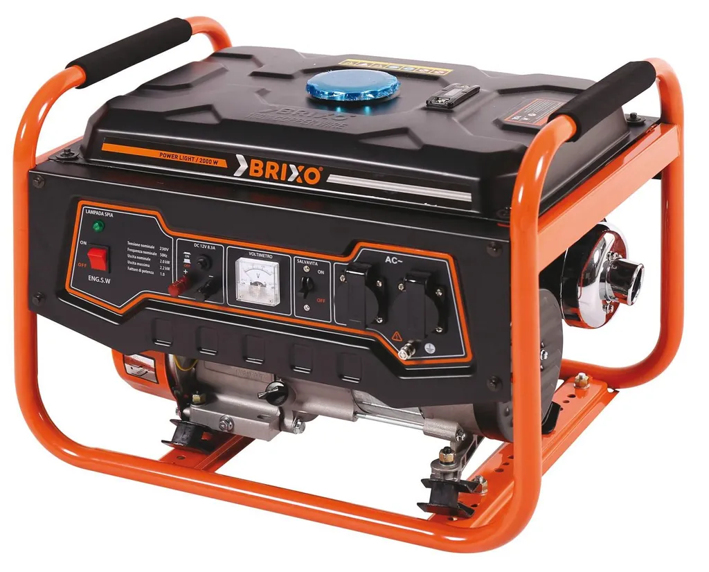 Groupe électrogène 2200W pour chantier et camping - Brixo Power Light