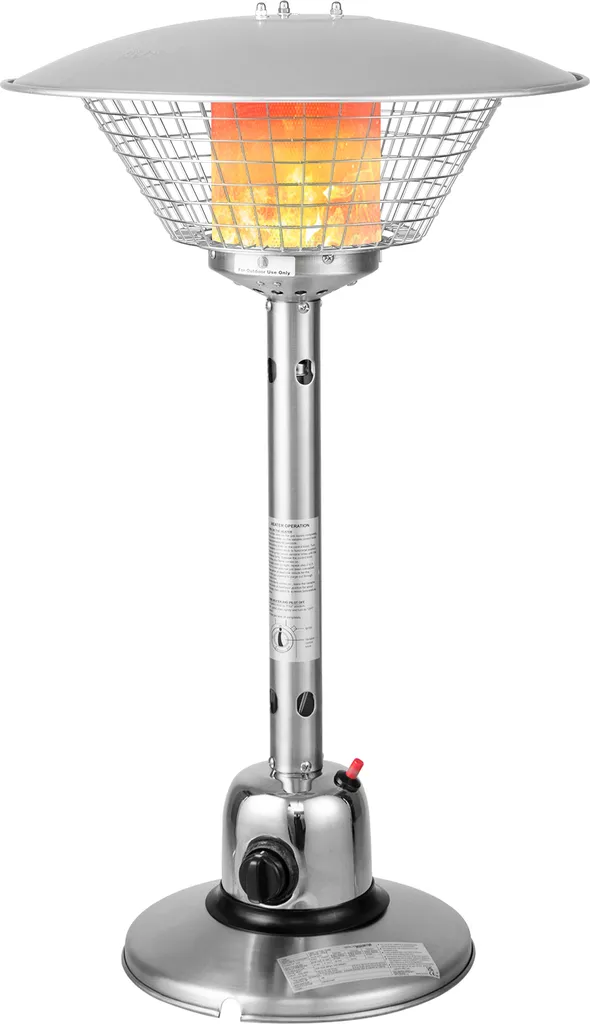 Chauffage extérieur 4000W puissant avec socle stable pour plateau de bar