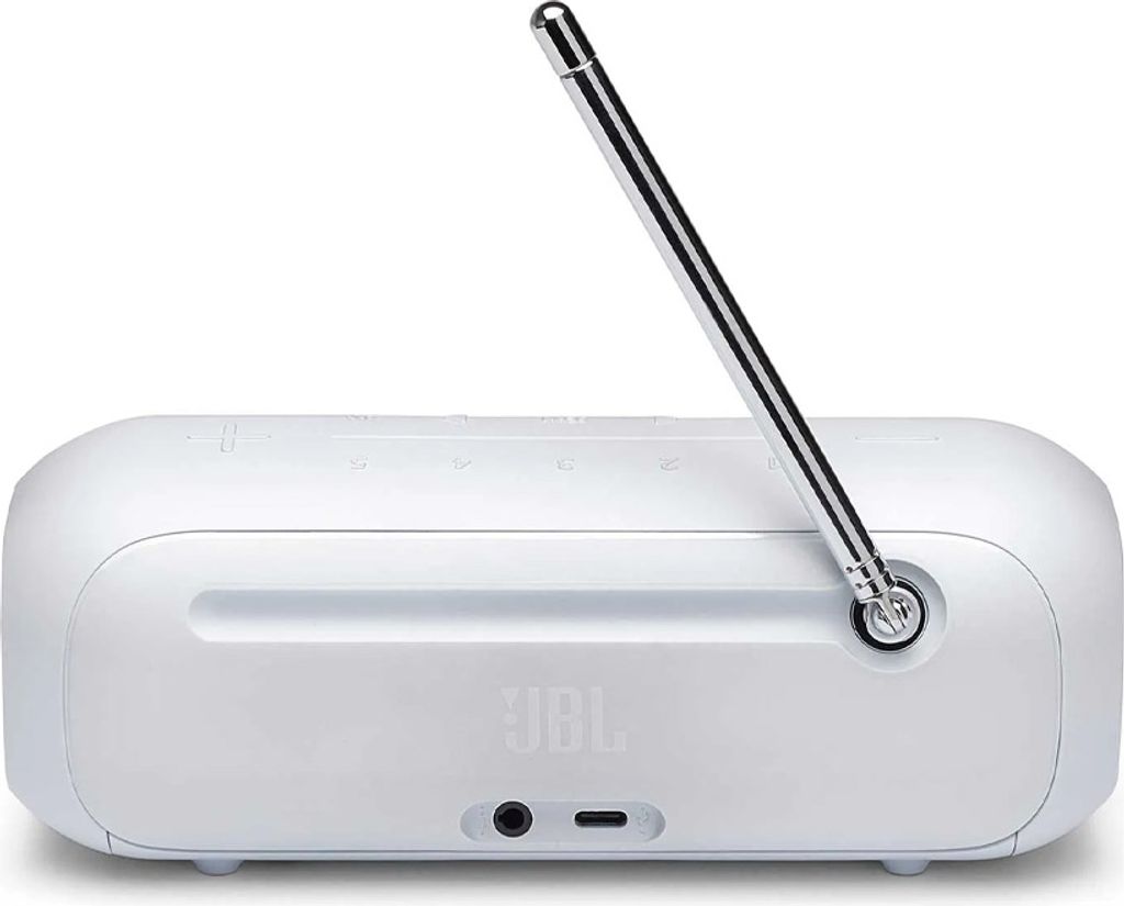 Přenosný analogový a digitální tuner JBL 2, bílý Obrázek produktu 15