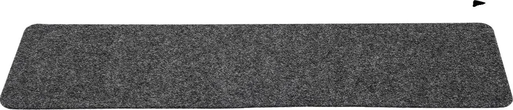 Tapis d'escalier antidérapant autocollant lot de 15 marches gris foncé