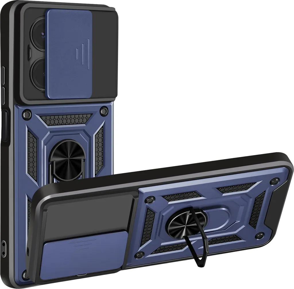 Cover Redmi 15C Avizar Antiurto Blu Scuro con Protezione Fotocamera