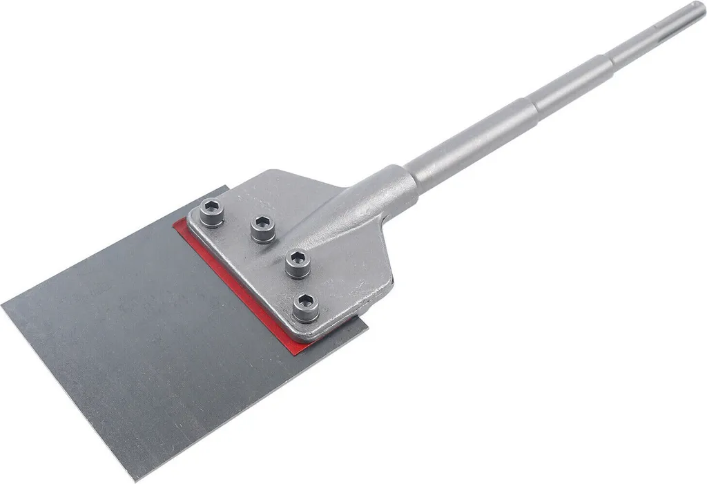 Burin plat large SDS-Max 245 mm pour enlever colle de sol et moquette