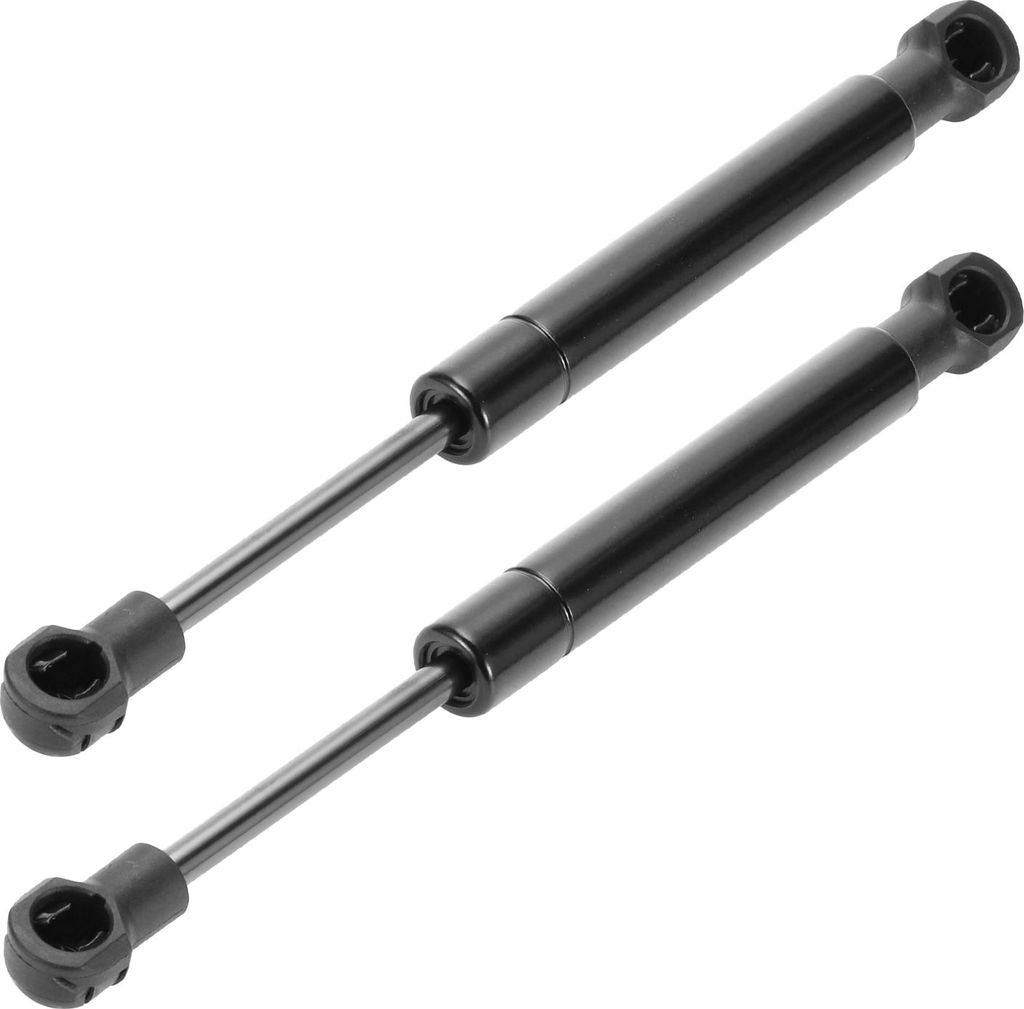 Heckklappenstützen Gasdruckfedern Gasfeder passend für Porsche Boxster Cabrio 1997-2004 Schwarz Nr.98651255101 - Packung mit 2