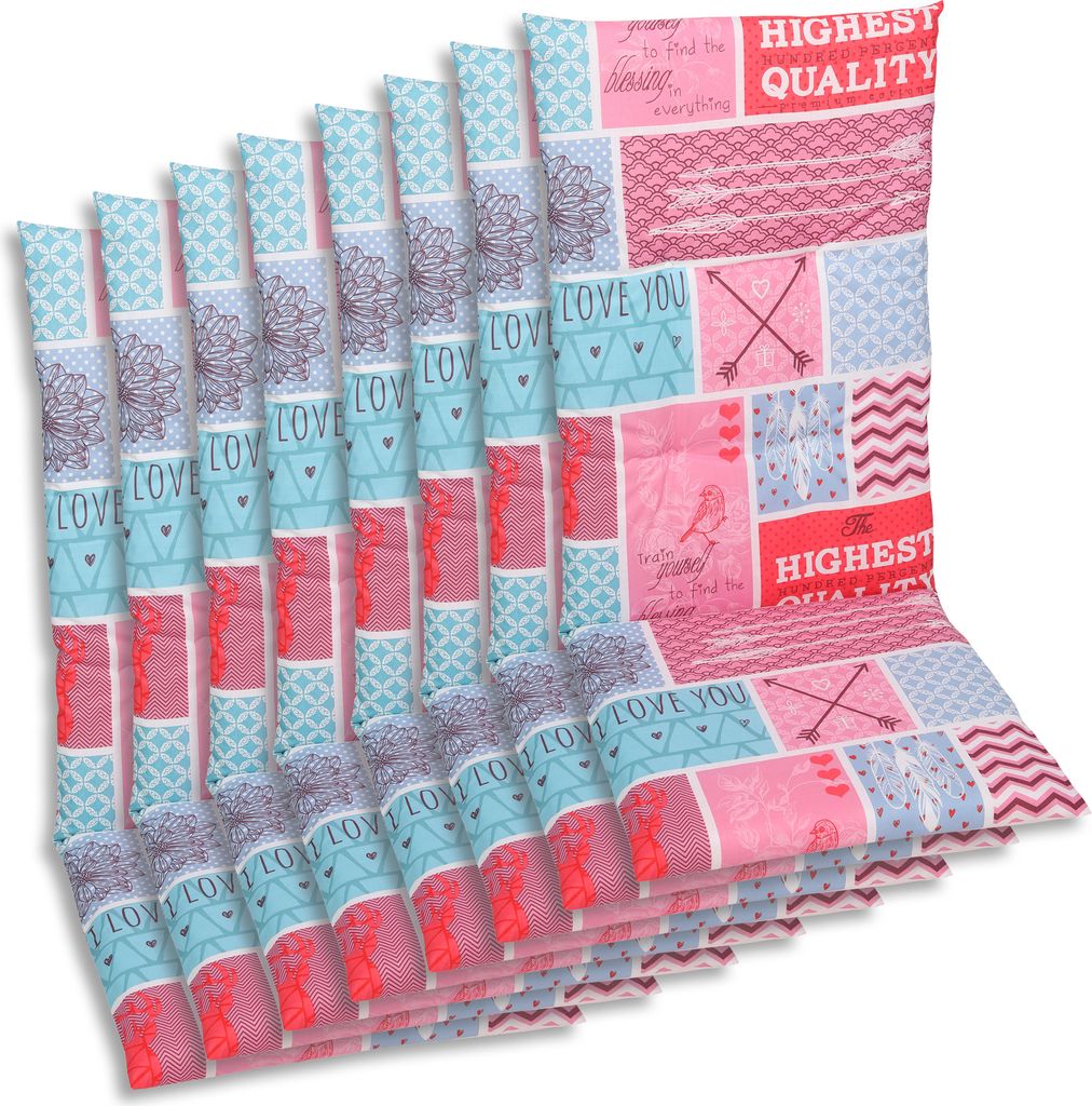 GO-DE Textil, Sesselauflage Hochlehner, 8er Set, Farbe: Produktbild 