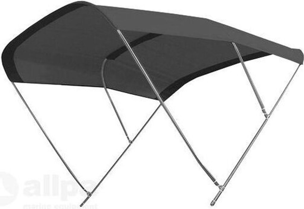 Bimini-Top Edelstahl schwarz