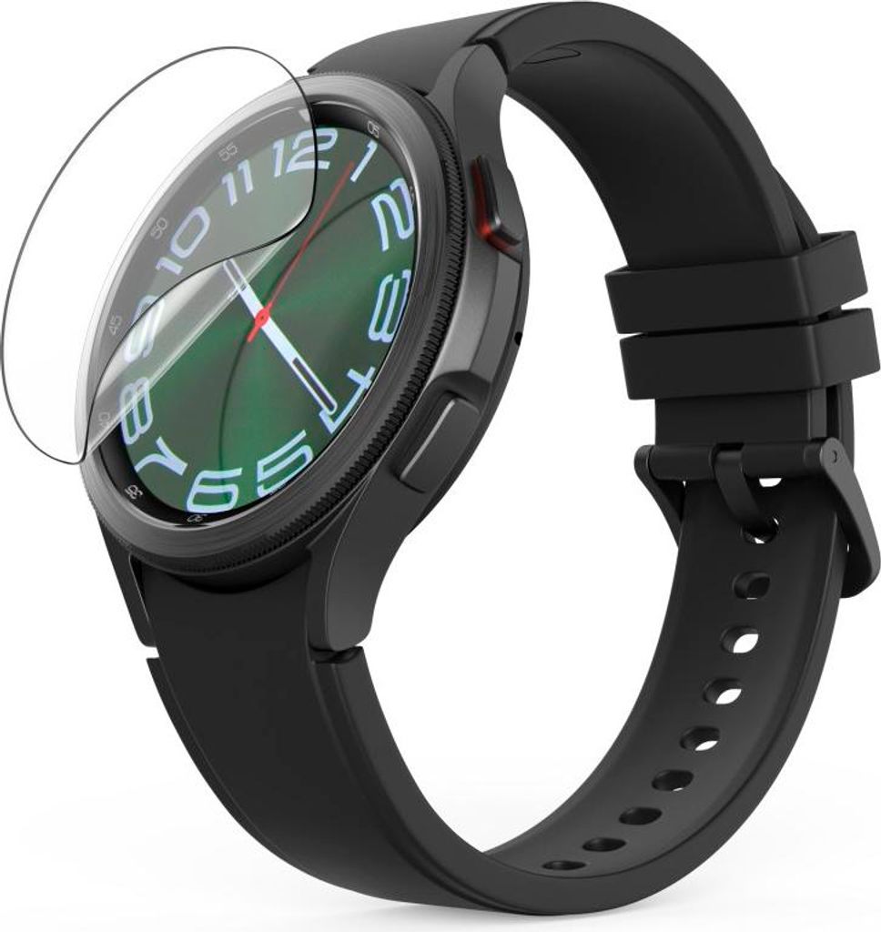 Hama 00213047 Displayschutz Hiflex für Galaxy Watch6 Classic transparent